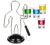 OUT OF THE BLUE Trinkspiel, Der heiße Draht, mit 4 Gläsern