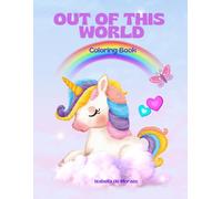 Out of this World: Coloring Worksheets in Grayscale Cartoon Style