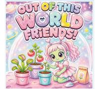 Out Of This World Friends!: A Kawaii Space Coloring Book for Kids and Adults (Glows Colorful Corner Coloring Books)
