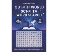 Out of This World Sci-Fi TV Word Search: Relaxing and Fun Puzzles for Everyone with Easy Read Print about Retro Sci-Fi TV and Movies, Fun and More | ... - Gift for Vacations, Holidays and Free Time
