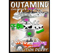 OUTAMIND Demolition Derby coloring book for children: Demolition derby coloring book for kids