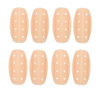 Outanaya 10 Pares de Almohadillas de Silicona Beige, Protección Discreta y Ajuste Cómodo para Tirantes de Sujetador para Mujeres