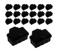 Outanaya 100 Unidades Tapones de Silicona para Conector Rj45 de Red, Protectores Anti Polvo Negros Ajuste Firme, Ideales para Entornos Industriales y Proyectos de Instalación de Equipos