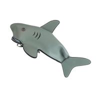 Outanaya 1pieza Bolso Bandolera Mujer Pu con Diseño Animal de Tiburón Gris Azul Capacidad Media para Uso Diario Cómodo y Adorable para Niñas y Mujeres