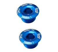 Outanaya 2 Piezas Tornillos de Fijación para Tapa de Manivela de Bicicleta Aleación de Aluminio Ligera y Resistente Compatibles con Bicicletas de Montaña y Carretera de Azul Portátil