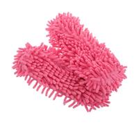 Outanaya 2 piezas Zapatillas Mopa Chenille Absorbentes Base Lavable y Antideslizante para Limpieza de Reutilizables y Suaves para y Oficina Herramienta Práctica para Polvo y Pelo