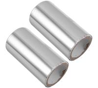 Outanaya 2 Rollos Papel Aluminio para Uñas 3 Metros, Láminas Finas para Quitaesmalte de Gel Soak Off, Envolturas Profesionales para Extracción Fácil y Segura de Esmalte en Gel, Cuidado