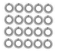 Outanaya 20 piezas Peinetas Elásticas Negras Diademas Invisibles Flexibles de Abs para Cabello Cómodas y Ajustables para Diario y Control de Mechones Sueltos