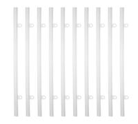 Outanaya 20 Unidades Soporte para Pósteres de Pared de PVC 30 Cm, Rieles para Colgar Mapas, Clip para Colgar Marcos de Póster, Oficinas y Carteles