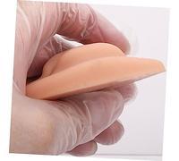 Outanaya 3 piezas Práctica de Tatuajes Labios Silicona Flexible Falsa para Maquillaje Modelos para Principiantes Oscuro Negro