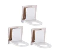 Outanaya 3piezas Estante De Plástico Soporte Jabones Ducha Dispensador Gel De Baño Accesorio Baño Botellero Autoadhesivo