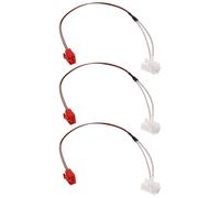 Outanaya 3piezas Sensor de Temperatura para Calentadores de Estacionamiento Diesel Sonda Cuadrada de Sobrecalentamiento Cables Sonda de Reemplazo de Sensor Cerámico de Temperatura