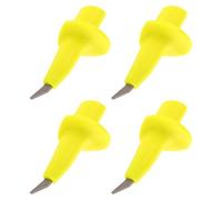 Outanaya 4 Puntas para Bastones de Trekking de Fibra de Carbono, Fáciles de Transportar Protección Punta, Ideales para Actividades al Aire Libre y Montañismo