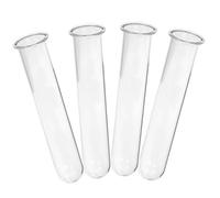 Outanaya 4 Tubos De Ensayo Hidropónicos Mini Recipientes Cilíndricos De Forma Tubos De Propagación De Agua Floreros Pequeños Flores De Jardín De