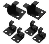 Outanaya 6 Ganchos de Pared para Colgar Espejos y Azulejos, Soportes de Acero Inoxidable Resistentes Gancho Izquierdo y Derecho, Soportes de Montaje para Exhibición en Paredes de Cemento,