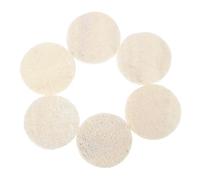 Outanaya 6piezas Limpiador De Lufa Esponjas Redondas Suaves Para Limpieza Profunda y Desmaquillaje De Lufa Cara