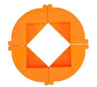 Outanaya Abrazaderas de Esquina para Marcos de Fotos 90 Grados, Juego de 4 Piezas Naranjas, Escuadras de Sujeción Ajustables para Carpintería y Bricolaje, Herramienta de Ángulo Recto