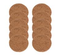 Outanaya Almohadillas para Nido de y Loros, Fibra Natural de Coco, Paquete de 10, Diseño Seguro para Protección de Aves y Animales Pequeños