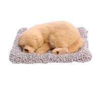 Outanaya Ambientador de Coche Aroma Simulado de Mascota, Adorno Decorativo Realista de Perro Golden Retriever, Purificador de Aire Perlas Activadas, Libre de Olores Desagradables,