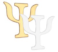 Outanaya Broche de Solapa 2 Piezas Aleación Resistente Color Dorado y Plateado Diseño Simbólico Psicológico para Mujer Accesorio Vintage para Graduación Cumpleaños y Moda Diaria