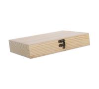 Outanaya Caja de Madera Diseño Creativo y Acabado Pulido a Mano para Almacenamiento de Cigarros Portátil Estructura de Hierro Resistente