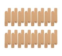 Outanaya Cajas de Obsequio de Papel Kraft Mate para 50 Tubos de Brillo Labial Vacíos, Organizador Rectangular Pequeño para Embalaje Cosmético Diy, Tamaño 2x2x10 Cm, Almacenamiento Portátil
