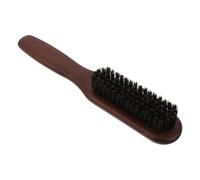 Outanaya Cepillo de Madera Suave Peine de Viaje Multifuncional Cepillo Pequeño Hombres Cuidado Personal Barbas Diseño Portátil para