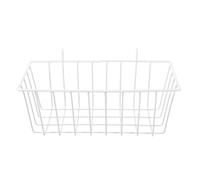 Outanaya Cesta Colgante de Hierro Pequeña en Color Claro, Cesta Colgante Multifunción para Baño y Cocina, Estante de Almacenamiento para Artículos de Tocador y Especias, Organizador