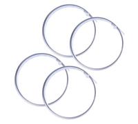 Outanaya Cinta Métrica Autoadhesiva 4 Piezas 1 Metro Color Claro Escala en Pulgadas y Centímetros Regla Adhesiva de Acero para Carpintería y Medición Precisa en Bricolaje