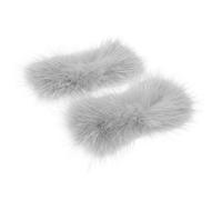 Outanaya Clips Diseño Ligero y Pompones Rectangulares para Zapatos de Piel Sintética Desmontables Accesorios Únicos para Decoración de Abrigos y Bolsos de Mujer y Niños