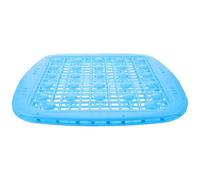 Outanaya Cojín de Asiento para Maquinaria Pesada Ventilado con Perlas de Masaje Dobles, Funda Antideslizante para Montacargas y Excavadoras, Almohadilla Plástica Transpirable para Camiones