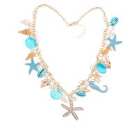 Outanaya Collar con Colgante de Concha Choker para Mujer Joyería de Playa Versátil para Verano y Invierno Accesorio Costero Elegante y Pensado para del Océano