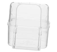 Outanaya Comedero Colgante Transparente para Pájaros Clip, Contenedor de Alimento para Jaula, Cuenco Multifuncional para Loros y Mascotas Pequeñas, Adecuado para Alimentación en Jaulas
