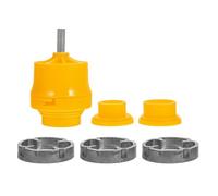 Outanaya Conjunto de Herramientas para Roscar Tuberías de Agua Matriz Redonda, Juego de Machos y Terrajas Npt, Kit de Fontanería para Uso en Casa