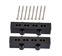 Outanaya Cubierta 4 Cuerdas para Humbucker de Guitarra Eléctrica de Plástico Diseño de 8 Agujeros, Protección contra Óxido y Paquete de 2 Piezas