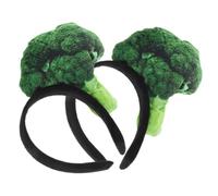 Outanaya Diadema de Verduras 2 Unidades para Mujer, Accesorios Cabello para Fiestas y Spa, Diadema Divertida y Ligera para Cosplay, Lavado Facial y Cuidado Diario