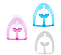 Outanaya Escurridor de Plástico Estropajos 3piezas Fregadero Ventosa Fácil de Instalar Color Aleatorio para Organizar y Mantener la Cocina Hogar Ordenados
