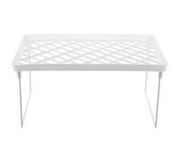 Outanaya Estante Organizador Grande de Plástico para Cosméticos, Estante de Encimera Plegable Multifuncional para Baño y Dormitorio, Soporte Resistente para Almacenamiento y Orden en Hogar