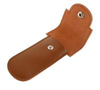 Outanaya Estuche Clásico Vintage para Maquinilla de Afeitar Manual Funda Protectora de PU Ligera y Diseño Compacto Adecuado para Viajes de Negocios y Uso Diario