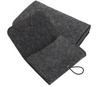 Outanaya Estuche para Aceites Esenciales de Fieltro y Tela No Tejida, 2 Unidades en Gris Oscuro, Bolsa Portátil para Botellas Pequeñas, Organizador Compacto Adecuado para Viaje