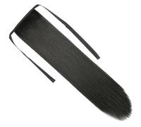 Outanaya Extensión de Coleta Larga y Recta Sintética para Mujer, Postizo Envolvente de Cabello Suave y Resistente al Calor, 55 Cm, Adecuado para Cosplay, Fiestas y Uso Diario