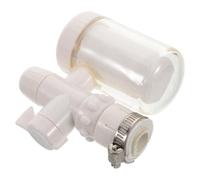 Outanaya Filtro de Agua Sistema de Filtración Eficaz Compacto para Fregadero de Cocina de Plástico y Purificador de Agua Blanco para Uso en Cocina