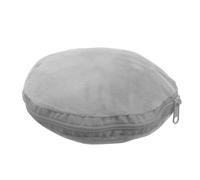 Outanaya Funda para Bolsa de Agua Caliente de 20 Cm, Redonda Gris de Pelusa Cremallera, Funda Aislante Anti-escaldaduras para Calienta Manos en Invierno, Oficina y Hogar