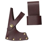 Outanaya Funda Protectora para Portátil de PU Resistente Funda para Eje de Jardín Artesanal Cubierta Protectora para Herramienta de Jardinería Estuche para Cortar Leña 1 Unidad