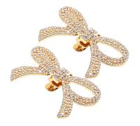 Outanaya Hebillas para Zapatos Removibles con Lazo de Clips Decorativos de para Tacones y Sandalias Accesorios Joya para Mujer Bodas y Fiestas de Adornos Metálicos Desmontables