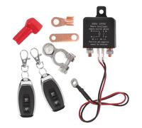 Outanaya Interruptor de Desconexión de Batería 12v 200A para Coche Fusible Rearmable y Protección Térmica Kit de Relé de Potencia para Motor Eléctrico Disyuntor Automotriz para