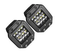 Outanaya Luces LED de Trabajo de 160w 5 Pulgadas, Impermeables Ip68, Resistentes a Explosiones, para Motocicletas y Barcos en Días Lluviosos y Conducción Rápida, Paquete de 2