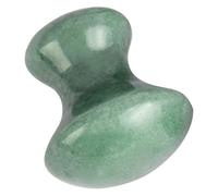 Outanaya Masajeador Facial Natural de Piedra Eastling Forma de Hongo, Herramienta Manual para Relajación Corporal, Rodillo Raspador Transparente para Masaje Facial y Corporal