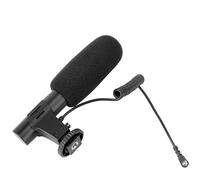 Outanaya Micrófono para Cámara Réflex Digital Diseño Resistente a Impactos y Atenuación de Baja Frecuencia, Adecuado para Entrevistas y Grabación Profesional