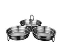 Outanaya Molde para cocinar huevos, Sartén para hervir huevos de acero inoxidable, 1 juego, para uso doméstico y familia